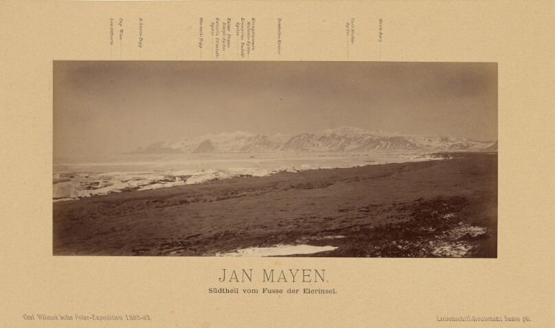 Jan Mayen, Sudtheil vom Fusse der Eierinsel