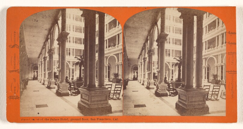 Grand Court of the Palace Hotel, ground floor, San Francisco, Cal.