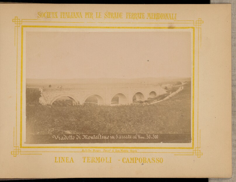 Viadotto di Montaltino in 5 arcate al chilometro 30 + 300