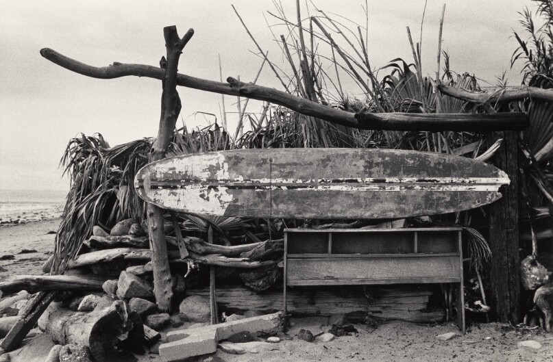 Old Surfboard, Topanga Beach, California