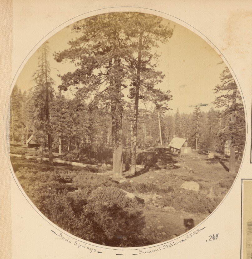 Soda Springs near Summit Station, C.P.R.R.