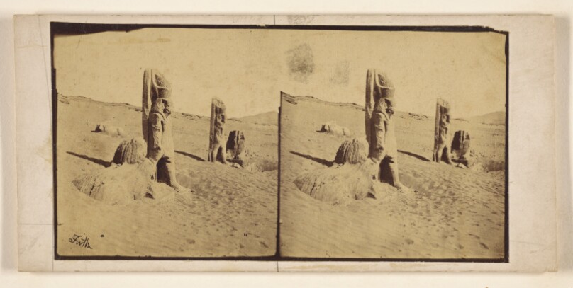 [Bare ruins in desert, Egypt]