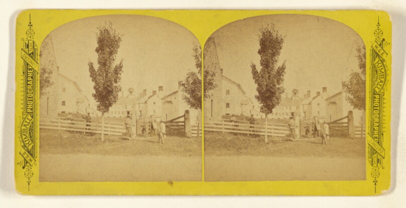 Church Family, from the west. [Shaker Village, Canterbury, New Hampshire]