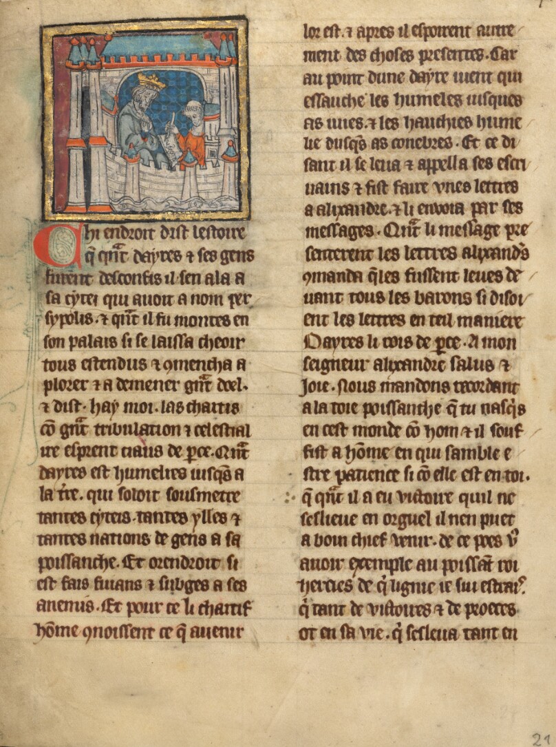 Darius Dictating a Letter to Alexander