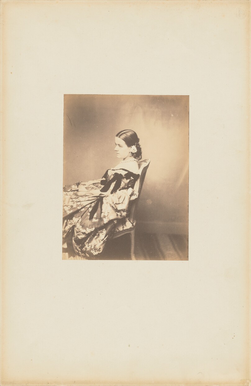 [Portrait of a Woman seated in profile]