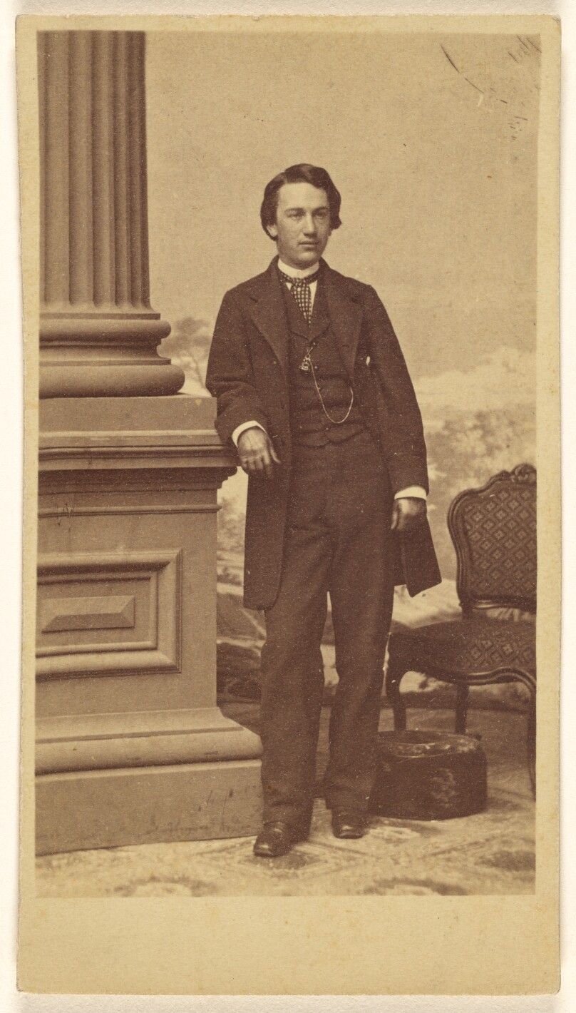 [Unidentified young man, standing]