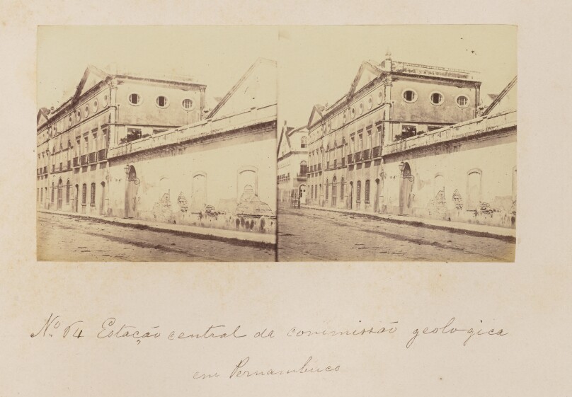 Estação central de comissão geológica em Pernambuco