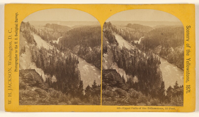 Upper Falls of the Yellowstone, 115 Feet.
