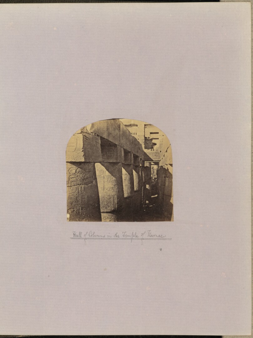 Hall of Columns in the Temple of Karnak