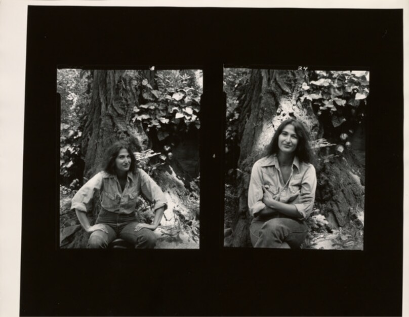 Portrait of Judy Dater, pose 1 (3 copies)