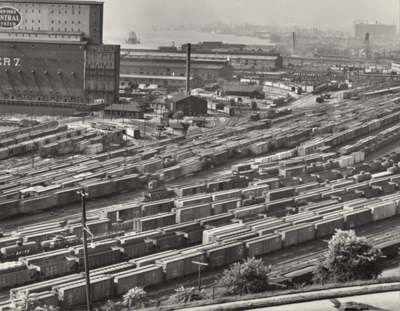 New York Central System railroad yards