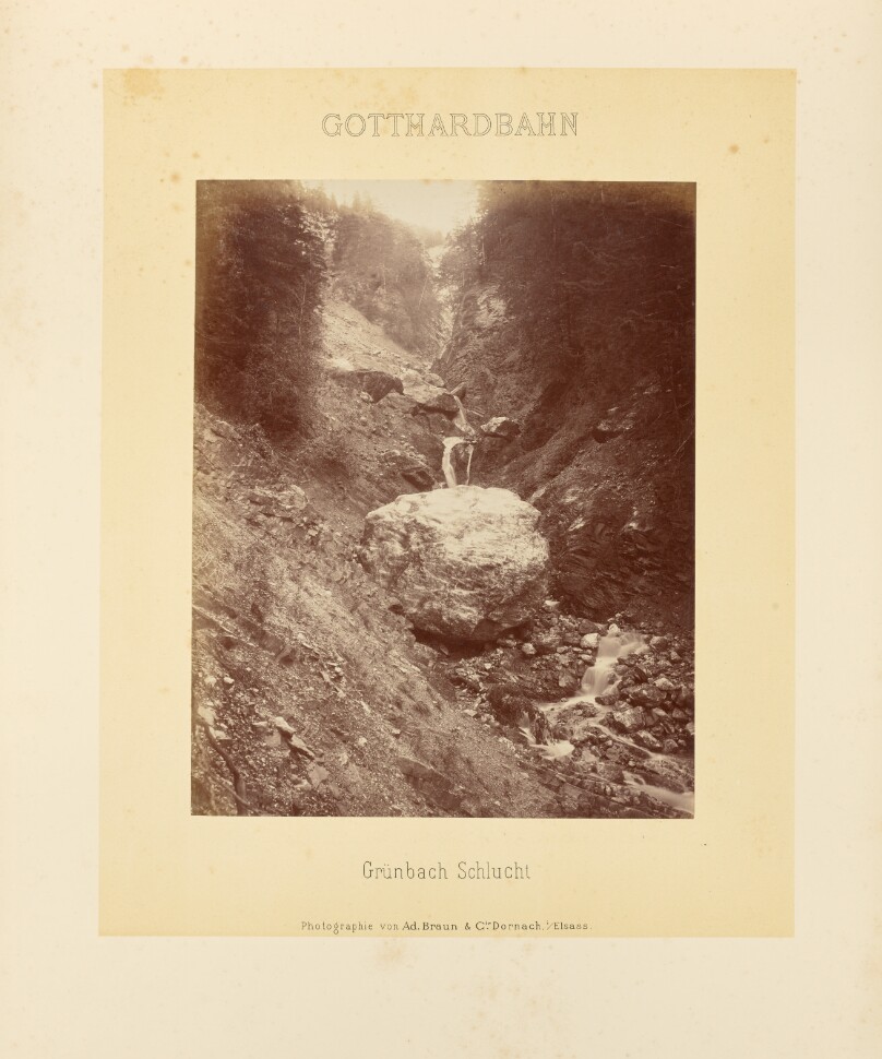 Gotthardbahn: Grünbach Schlucht