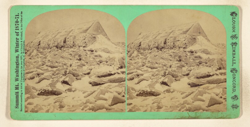 Tip Top House - ice bound - near view. [Mt. Washington, N.H.]
