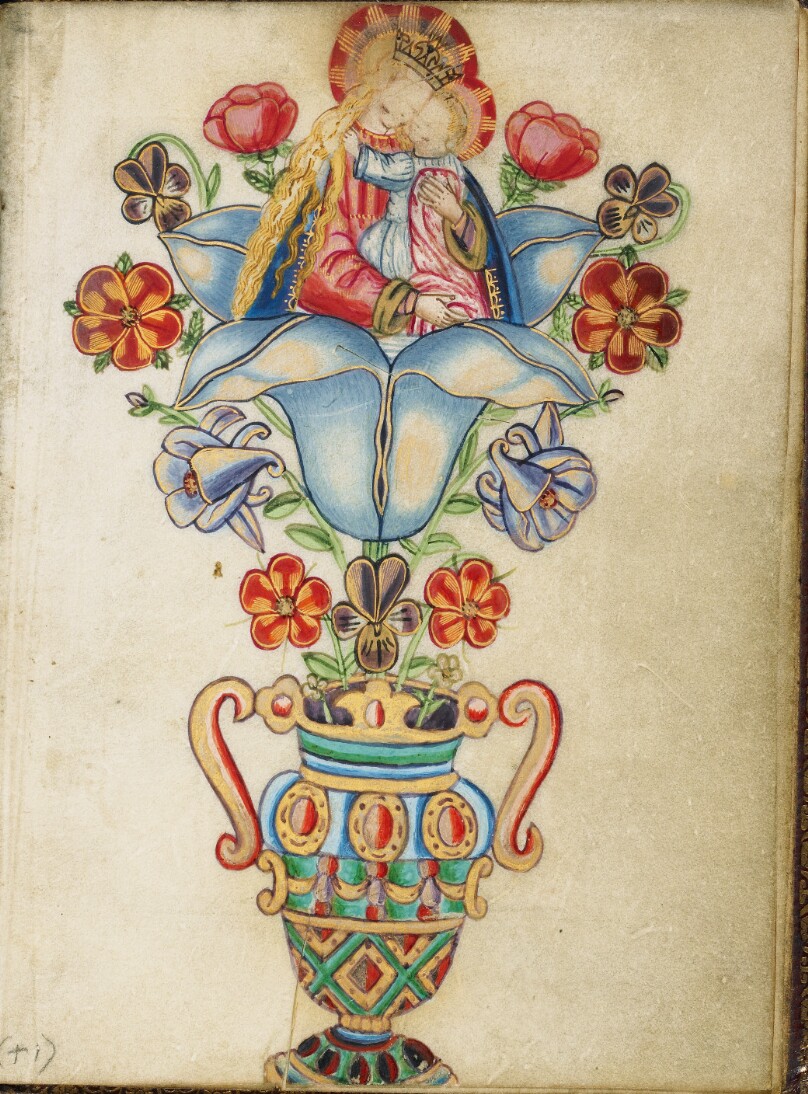 The Virgin and Child in the Calyx of a Flower