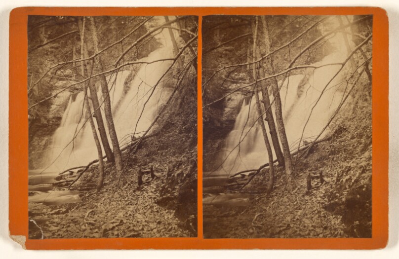 [Unidentified falls at Sawkill, Pike County, Pa.]