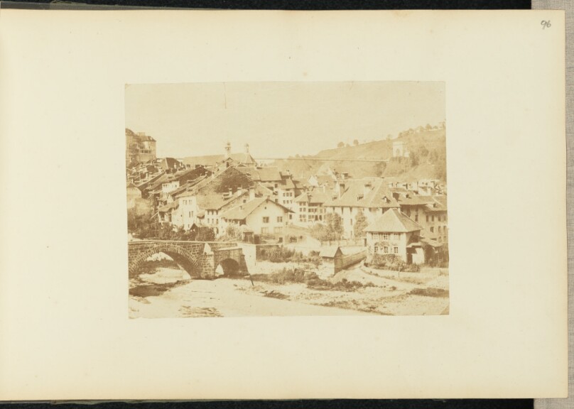 [City along river]
