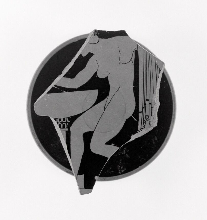 Attic Red-Figure Kylix Fragment