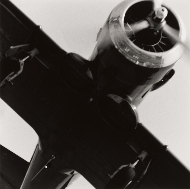 Untitled [plane from below]