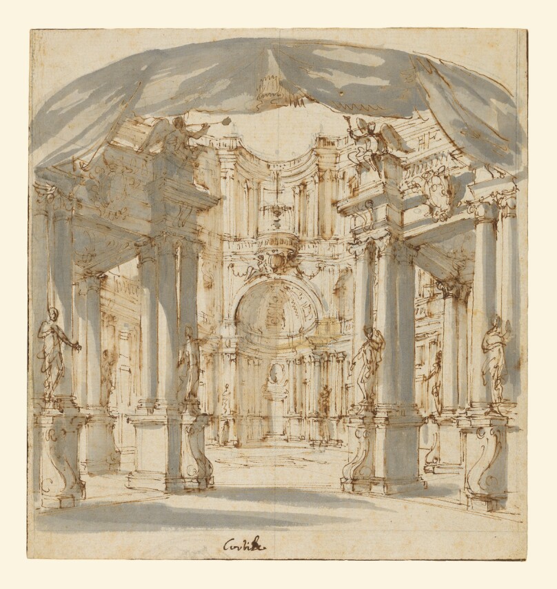 The Courtyard of a Palace: Project for a Stage