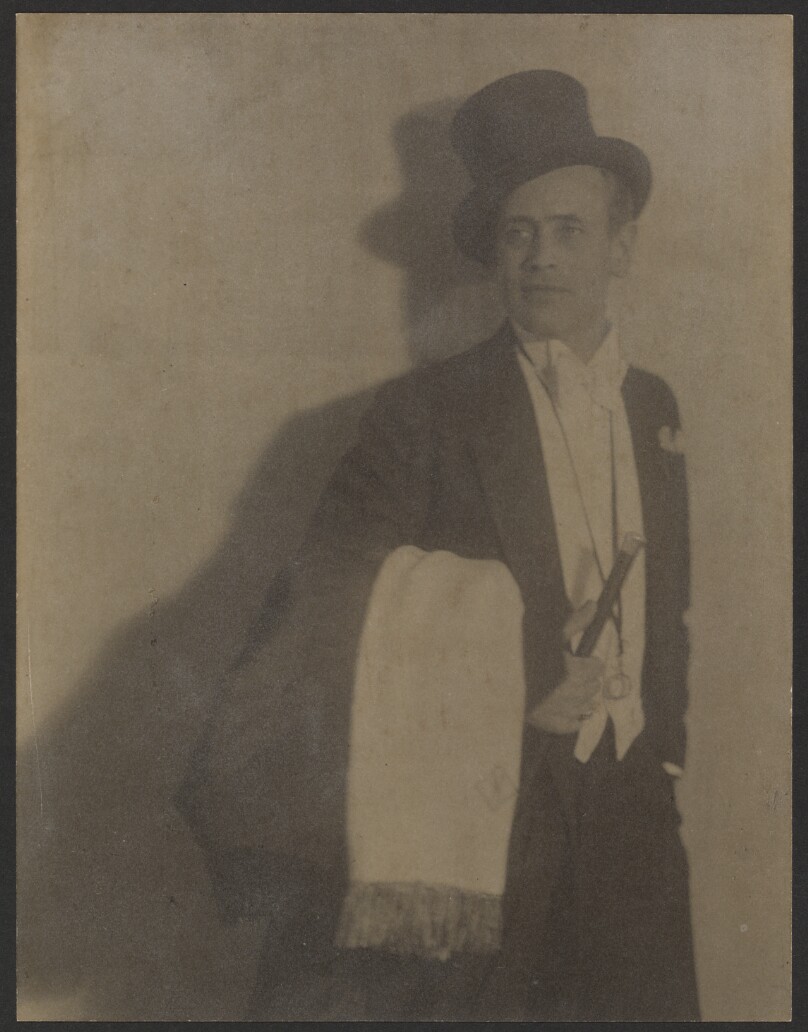 [J.J. Niles in White Tie and Tails]