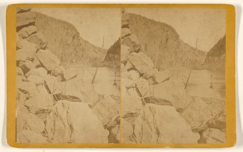 Water Gap and Rocky Cliff.