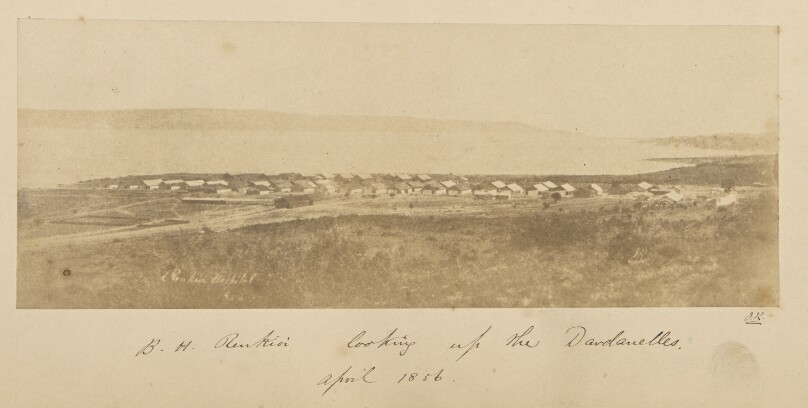 B.H. Renkioi, Looking Up the Dardanelles, April 1856