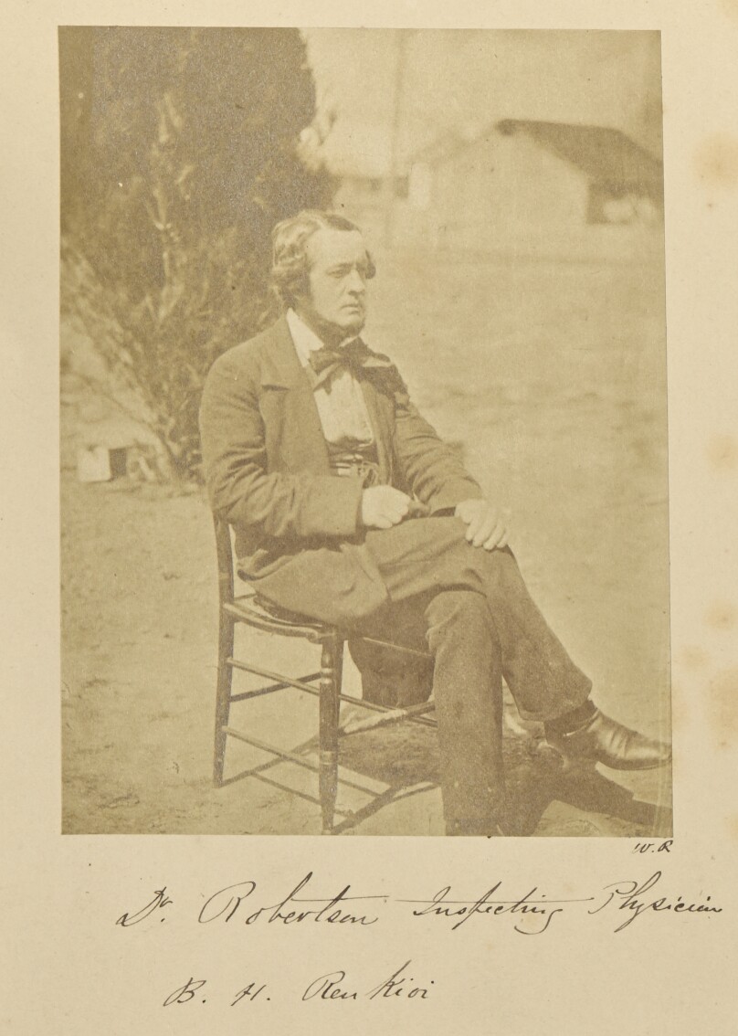 Dr. Robertson, Inspecting Physician, B.H. Renkioi