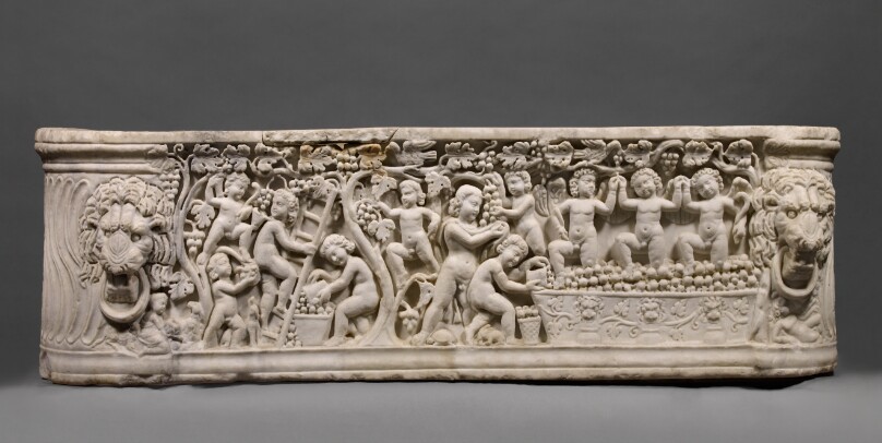 Sarcophagus representing a Dionysiac Vintage Festival