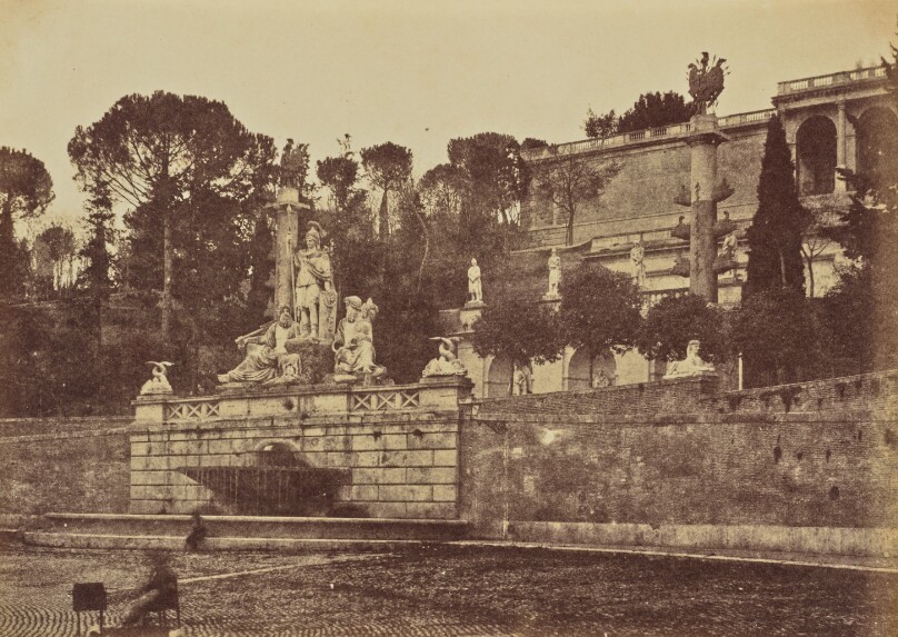 Fountain in the Piazza del Popolo, Rome
