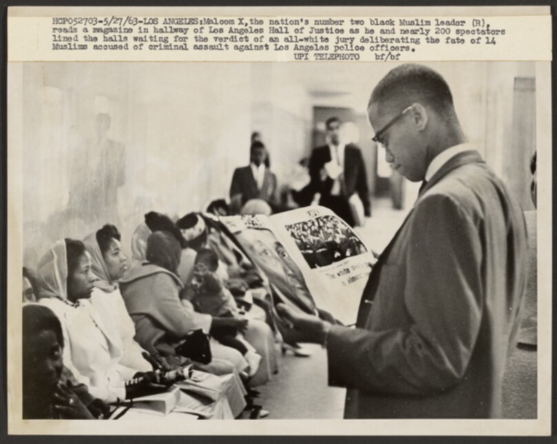Malcolm X, Los Angeles Hall of Justice