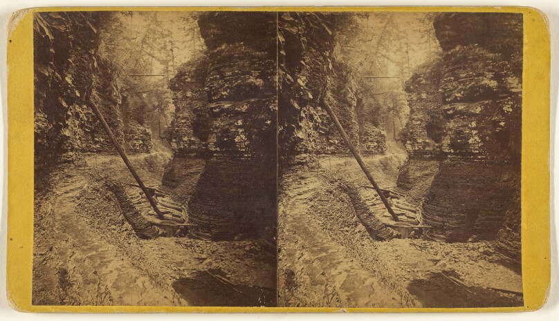 Frowning Cliff and Narrow Pass (looking east) Glen Difficulty. Sec. No. 5.
