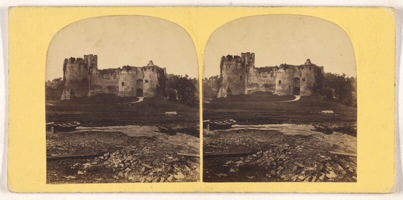 Chepstow Castle, from the River.