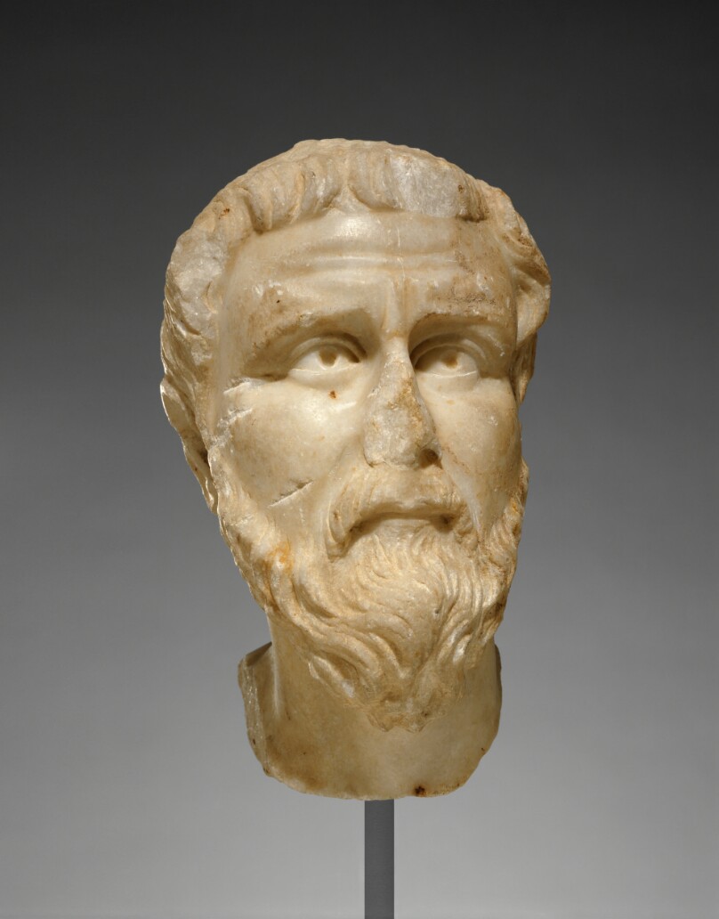 Head of a Priest or Saint