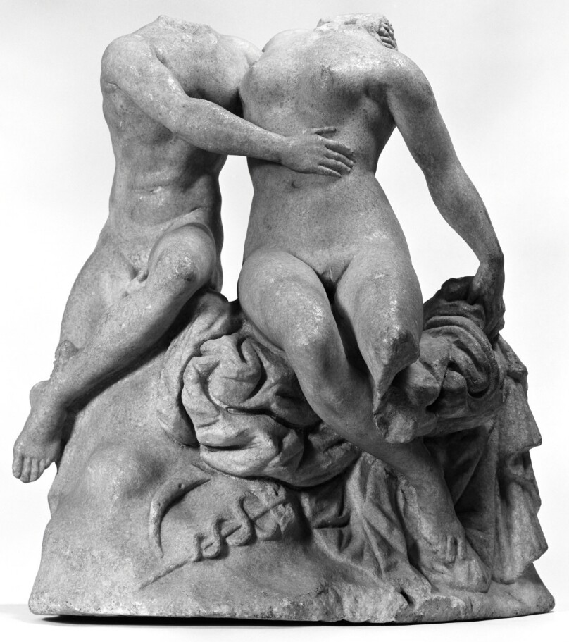 Imitation of a Statuette of Hermes and a Nymph Seated on a Rock