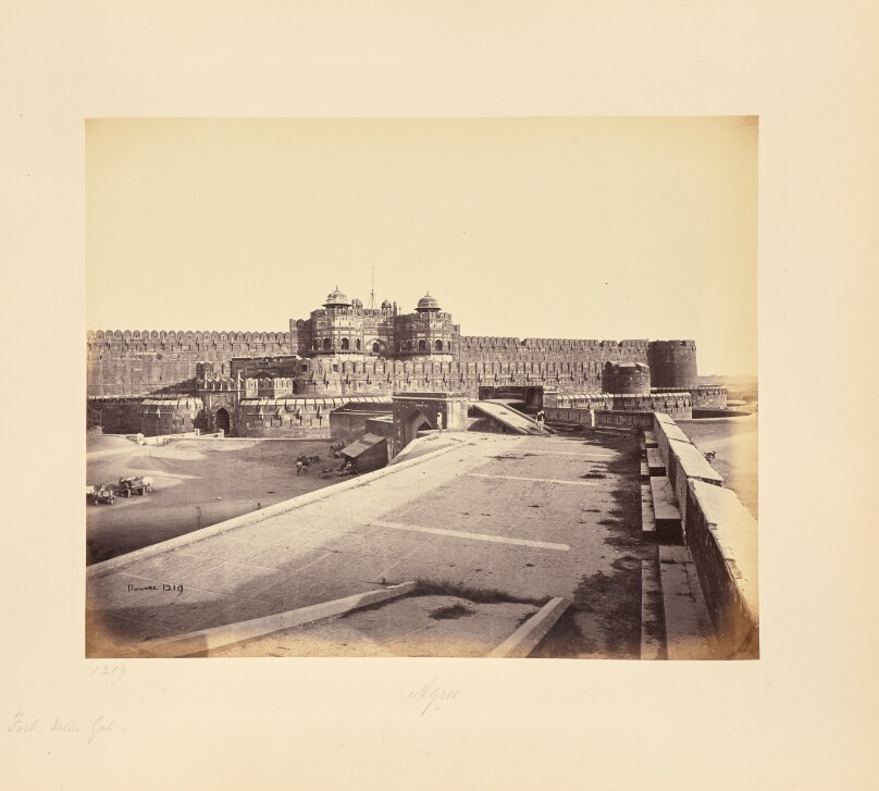 Agra; The Fort, Delhi Gate