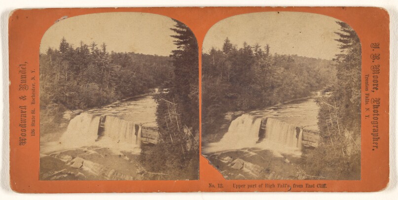 Upper part of High Fall's, from East Cliff.