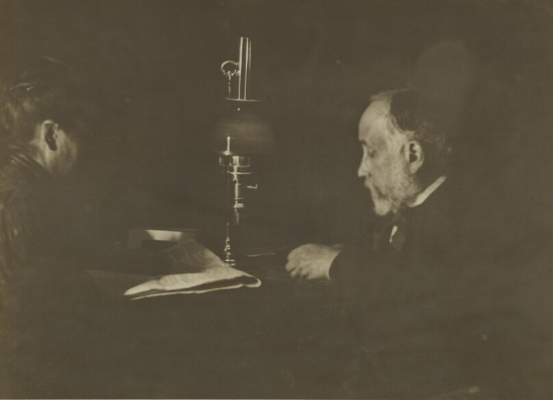 [Louise Halévy Reading to Degas]