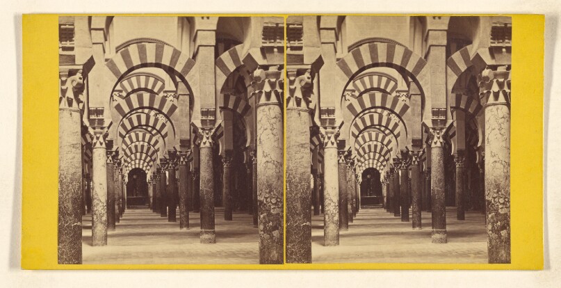 Cordova - Interior of Cathedral - Avenue of Columns.