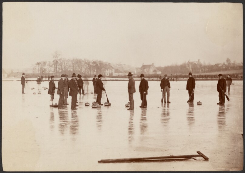 [Curling match]