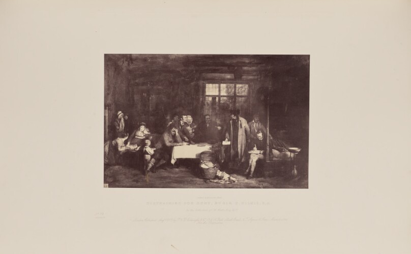 Distraining for Rent, by Sir D. Wilkie, R.A.