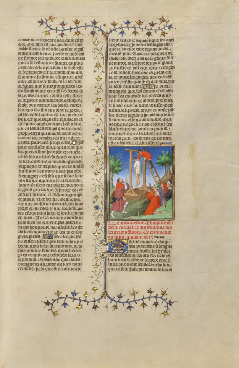 Cartalus, Hanged by Order of His Father, is Cut Down from the Gibbet