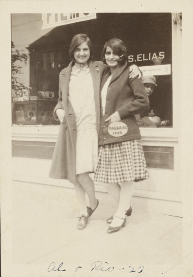 [Two young women]