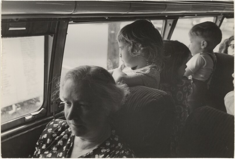 Passengers on Syracuse – Watertown Greyhound Bus, Bus Transportation Story, New York State