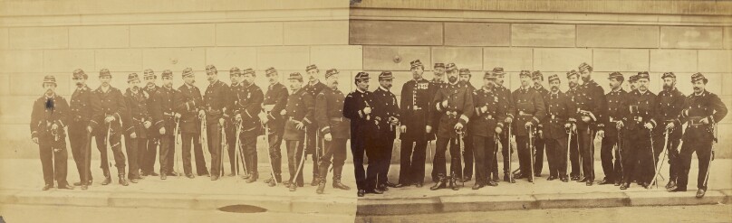 Defense de Paris. Garden Nationale, 64e Batallion.