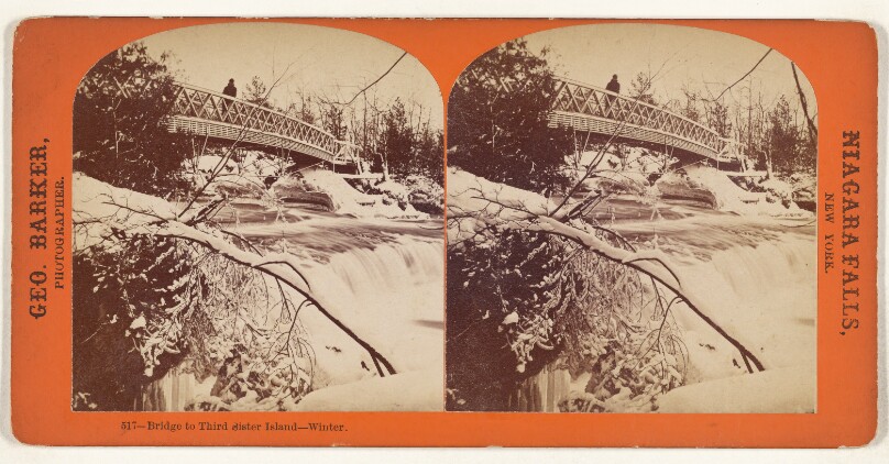 Bridge to Third Sister Island - Winter.