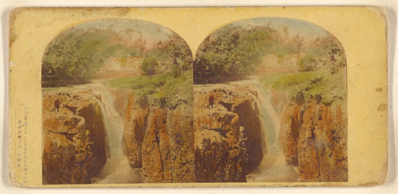 Falls of the Passaic, Paterson, Near New York. South View.