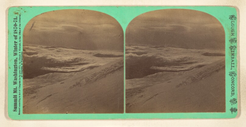 Sea of Clouds, mountain tops protruding. [Mt. Washington, N.H.]