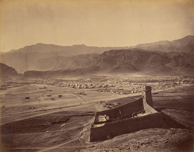 Landi Kotal Camp, looking East towards Ali Musjid