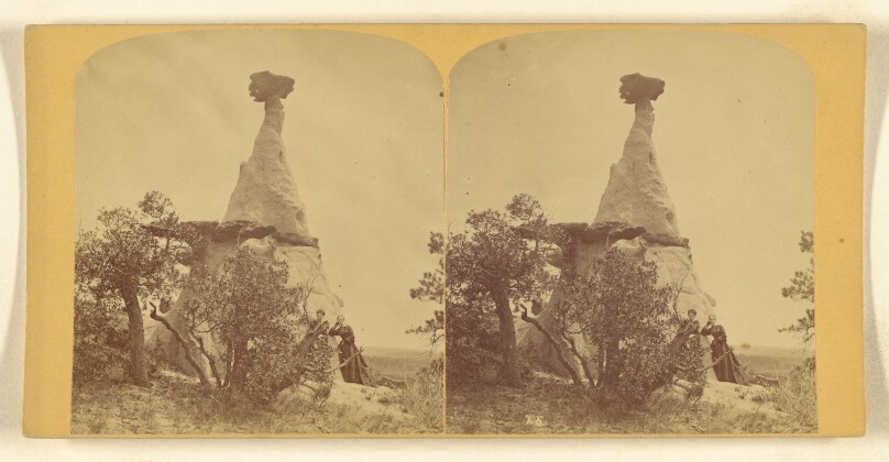 Natural Monuments in Monument Park. The Utes' Medicinal Monument. Nine miles from Colorado Springs, Colorado.