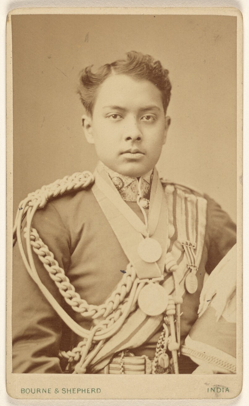 [Portrait of Young Man in Military Costume, India]